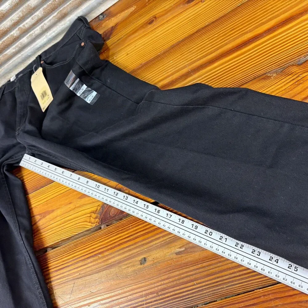 Vintage Levis 550 Jeans Mens 38x30 Black Denim Relaxed Fit Tapered Leg New Y2K